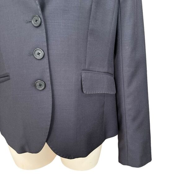 J. Crew Women’s 4 Super 120’s Gray Wool Suit Jacket Blazer - Picture 3 of 11